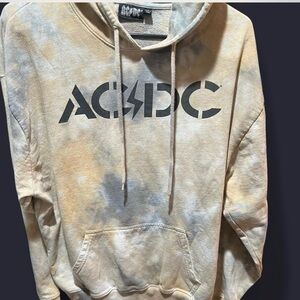 AC/DC Tan Tie-Dye Men's Sweater